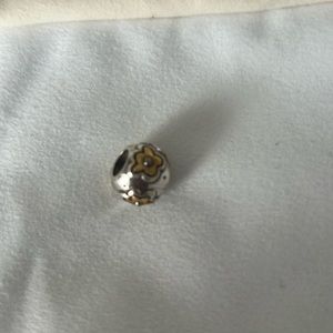Brighton silver and gold flower bead gently loved